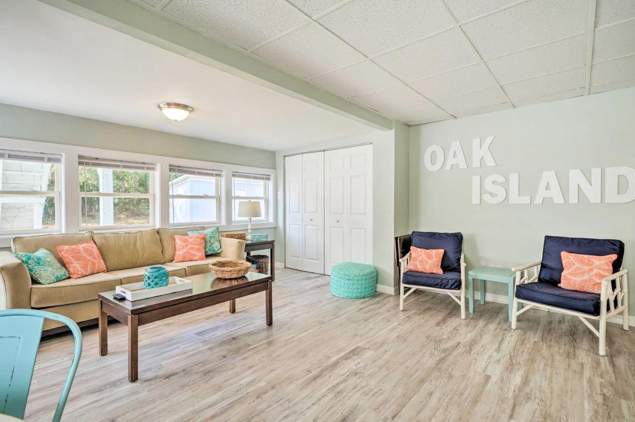 Picturesque Duplex Unit, Half Mi To The Beach! Oak Island Exterior foto